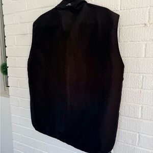 J.Lindeberg Men's Black Large Vest